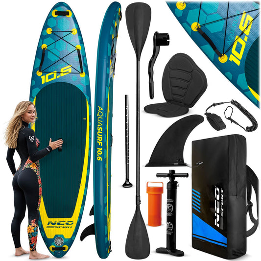 Irklentė Neo-Sport Aquasurf, 320 × 84 × 15 cm