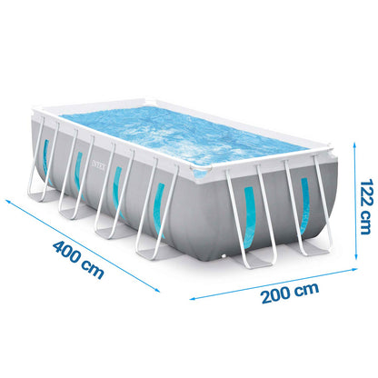 Karkasinis baseinas Intex, 400 × 200 × 122 cm, 12 dalių komplektas