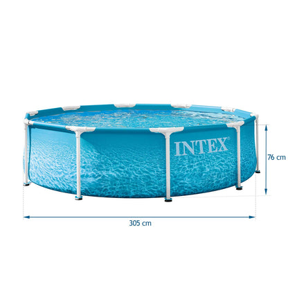 Karkasinis baseinas Intex, 305 × 76 cm, 5 dalių komplektas