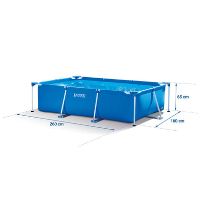 Karkasinis baseinas Intex, 260 × 160 × 65 cm, 15 dalių komplektas