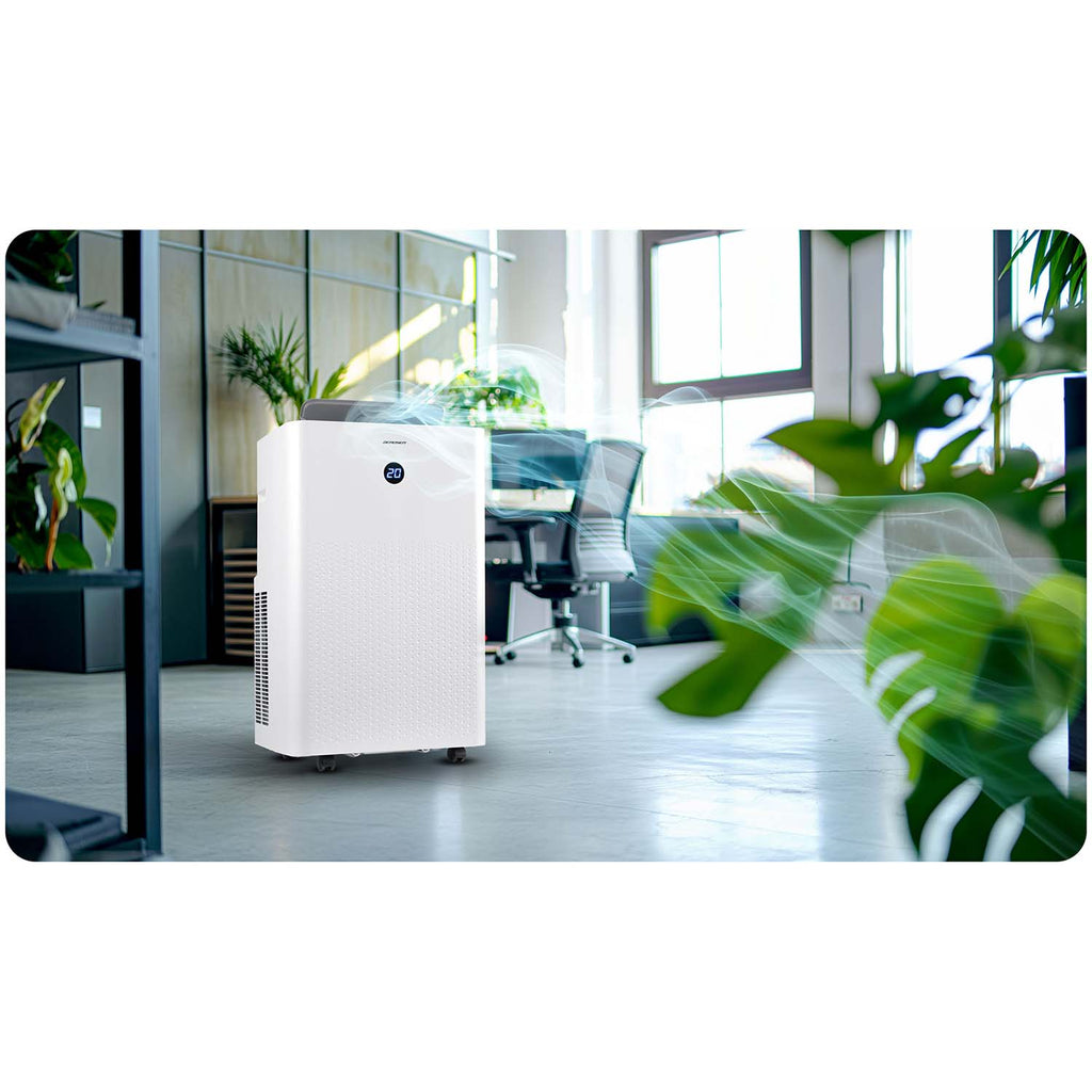 Mobilus oro kondicionierius 14000 BTU su šildymo funkcija oro sausintuvas su WiFi 37l per parą Berdsen
