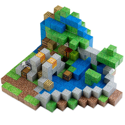 Magnetinis konstruktorius Ricokids, 300 dalių, 2 × 2 cm kaladėlės