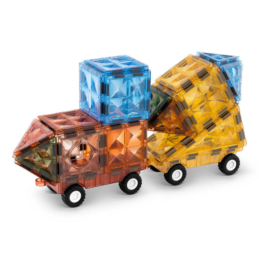 Ricokids magnetinės plytos vaikams 100 dalių rinkinys kūrybiniam lavinimui ir konstravimui