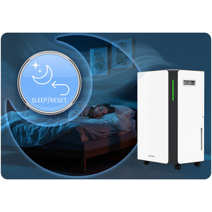 Kompresorinis oro sausintuvas Berdsen, 20 l/24 val., Wi-Fi, baltas