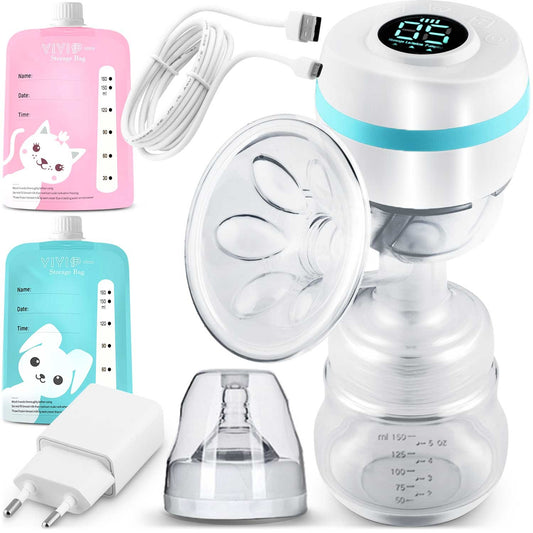 Dviejų fazių belaidis elektrinis krūties siurblys Berdsen BL-901 mamoms kelionėms ir naudoti namuose