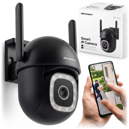 Lauko pasukama IP kamera Berdsen, 5 MP, Wi-Fi, IP65