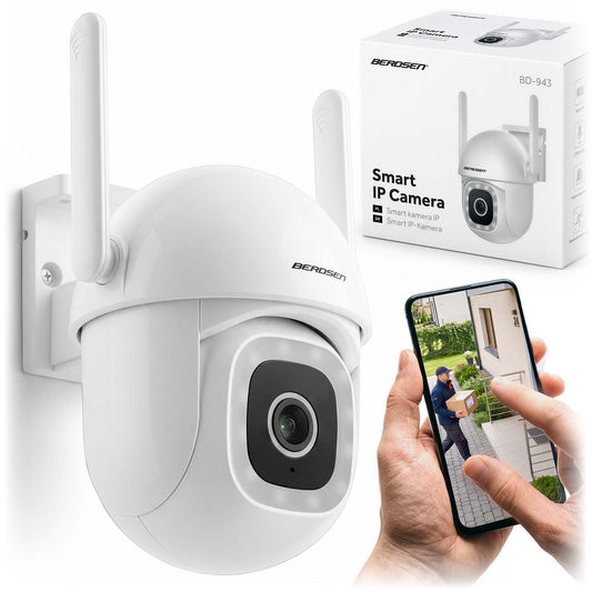 Lauko pasukama IP kamera Berdsen, 5 MP, Wi-Fi, IP65