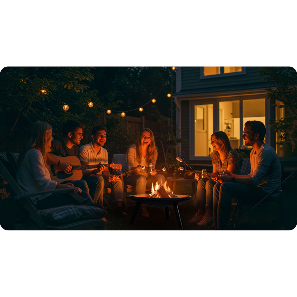 Grilinanti linksma kompanija