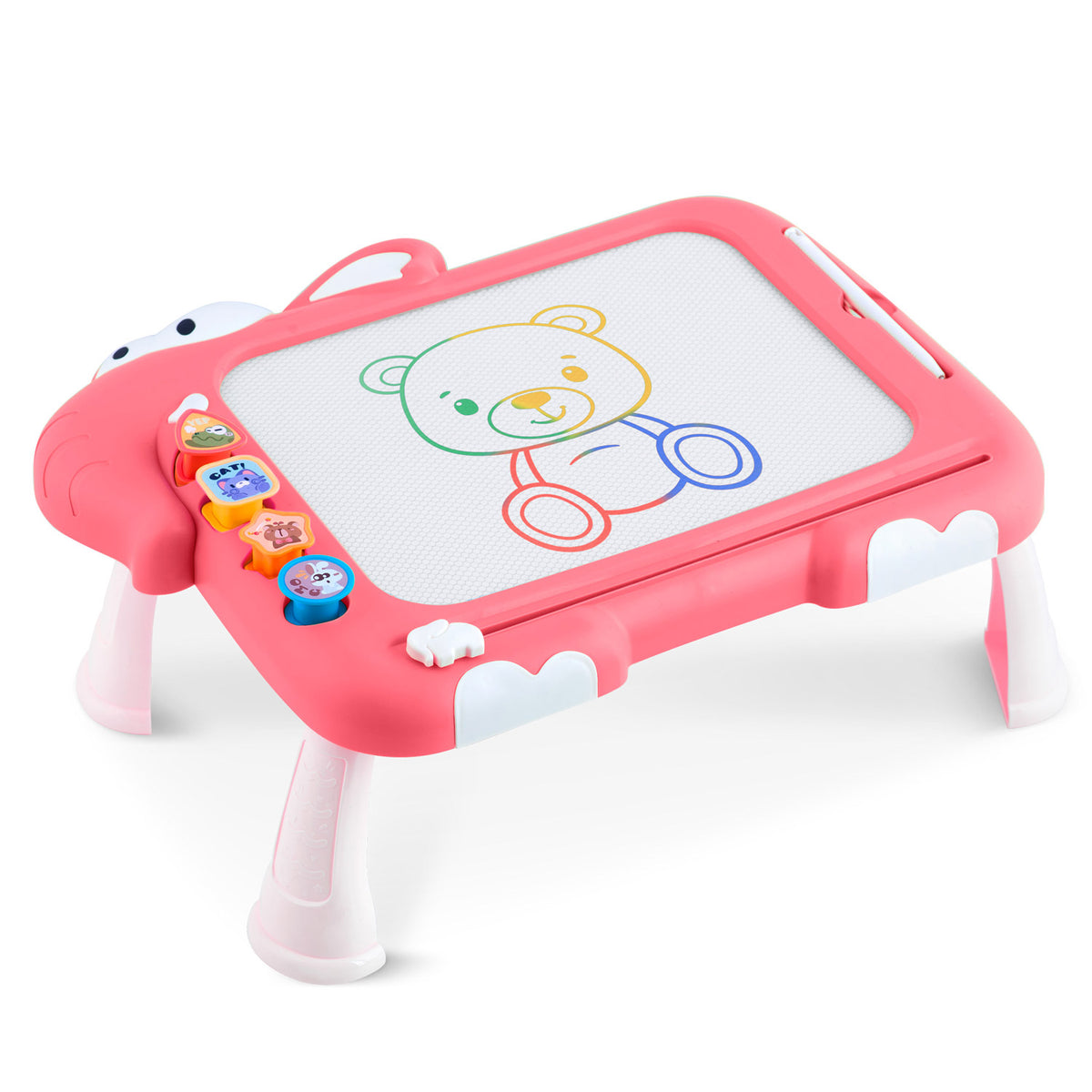 Magnetinė piešimo lenta-staliukas su tangrama Ricokids