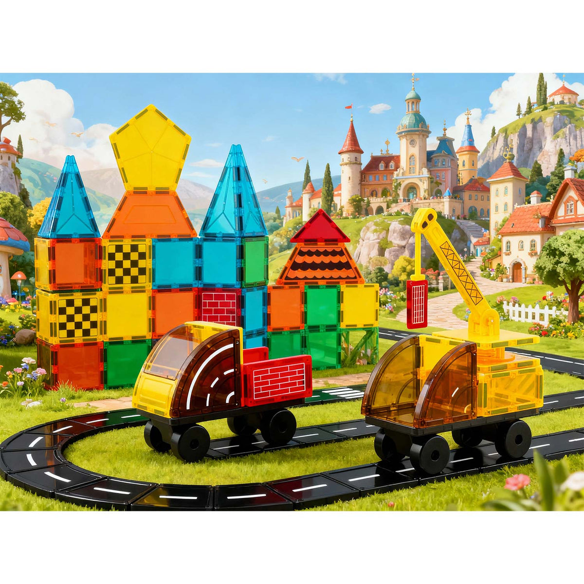 Magnetinis konstruktorius Ricokids, 90 dalių