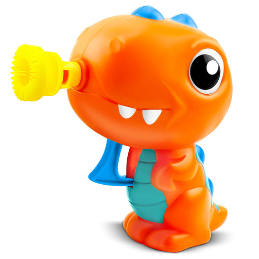 Ricokids dinozaurų burbulų mašina vaikams be baterijų žaislas nuo 3 metų su burbulų skysčiu
