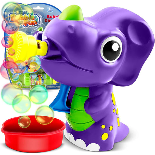 Vaikiška Triceratops formos burbulų mašina Ricokids be baterijų