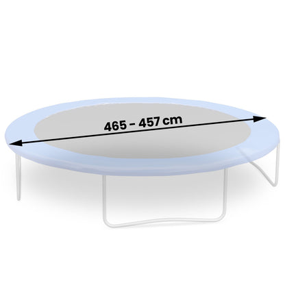 Batuto kilimėlis 465 cm 15ft trampolinai su 90 spyruoklių Neo-Sport tvirtas UV atsparus