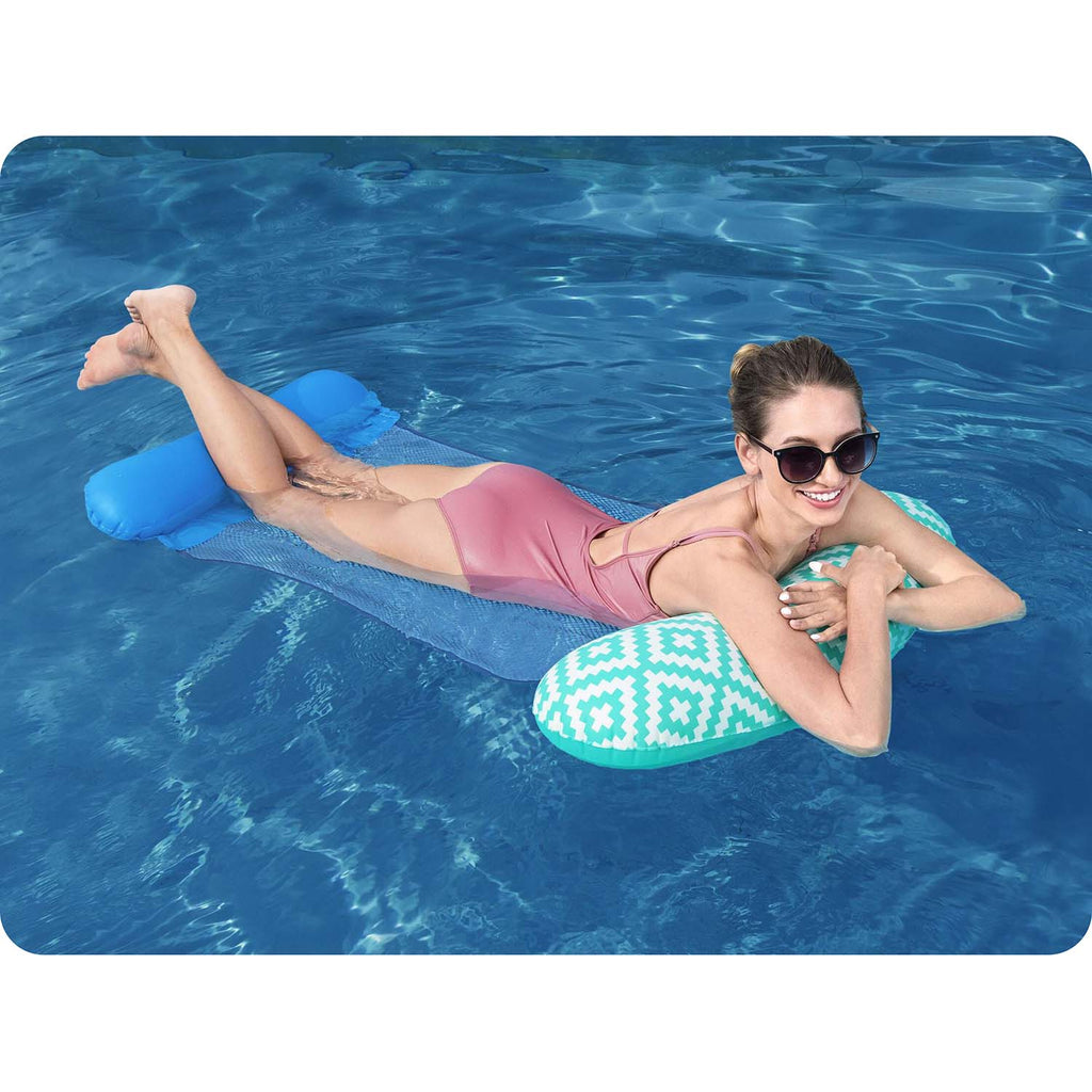 Bestway Comfort Plush pripučiamas plaukimo čiužinys suaugusiems paplūdimiui baseinui ežerui 145x87 cm PVC