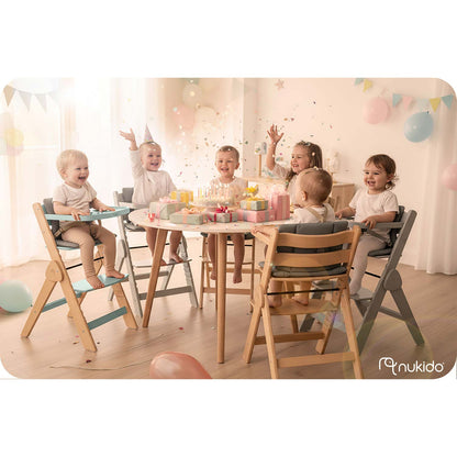 Medinė auganti maitinimo kėdutė Nukido Timo