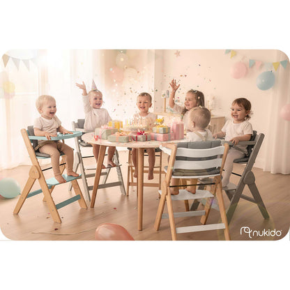 Medinė auganti maitinimo kėdutė Nukido Timo