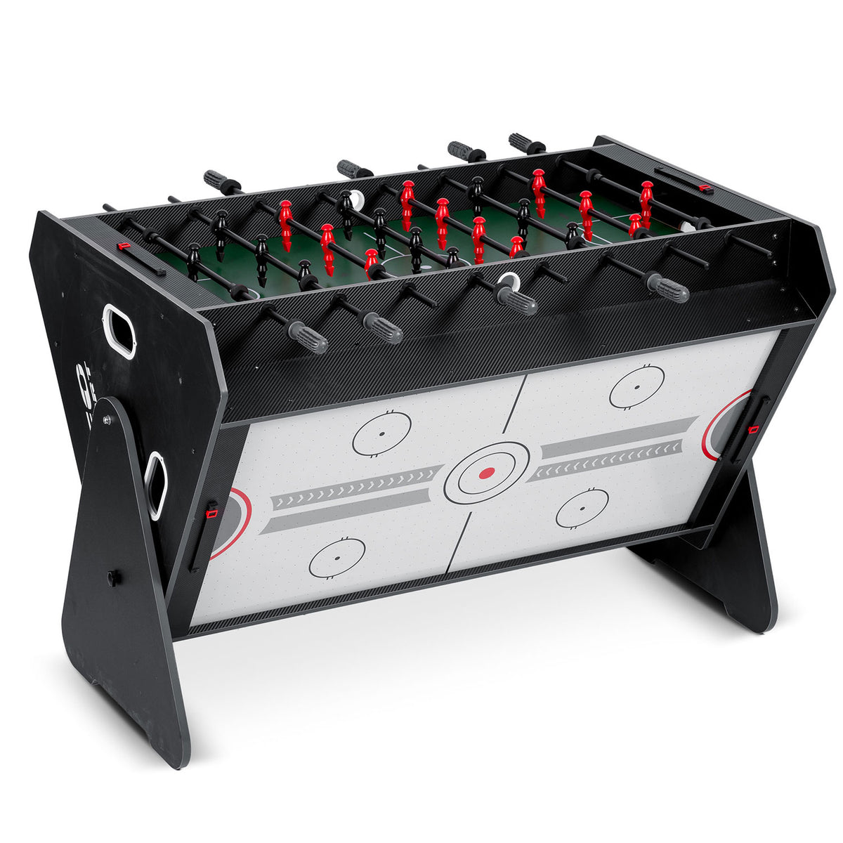 Besisukantis 3 in 1 žaidimų stalas Neo-Sport su oro rituliu foosball ir biliardu namams