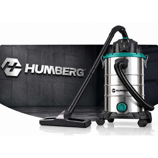 Pramoninis dulkių siurblys be maišelio Humberg, 30 l, 1600 W, su 2000 W įrankio lizdu