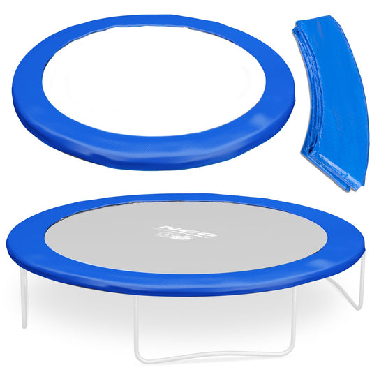 PVC spyruoklių apsauga batutui 404 cm 13ft Neo-Sport vaikų saugumui lauke