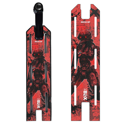 Paspirtuko neslystanti danga Soke Red Cyber, 52 × 13 cm