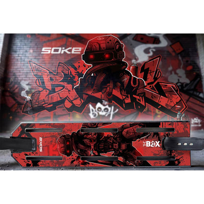 Paspirtuko neslystanti danga Soke Red Cyber, 52 × 13 cm