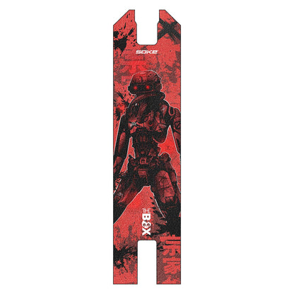 Paspirtuko neslystanti danga Soke Red Cyber, 52 × 13 cm