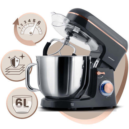 Planetarinis virtuvinis kombainas Berdsen, 3 viename, 6 l, 1400 W
