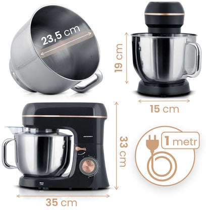 Planetarinis virtuvinis kombainas Berdsen, 3 viename, 6 l, 1400 W