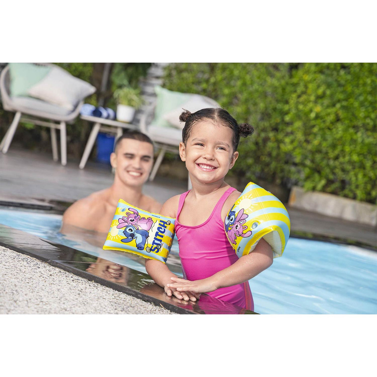Plaukimo rankovės Bestway Lilo & Stitch 9104S, 23 × 18 cm