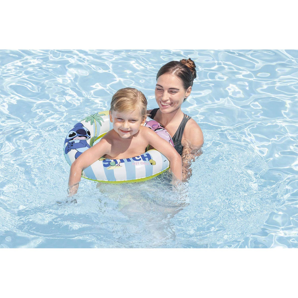 Plaukimo žiedas Bestway Lilo & Stitch 9104U, 56 cm