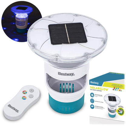 Plūduriuojantis chloro dozatorius su LED apšvietimu Bestway