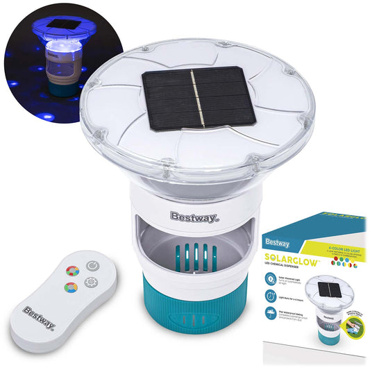 Plūduriuojantis chloro dozatorius su LED apšvietimu Bestway
