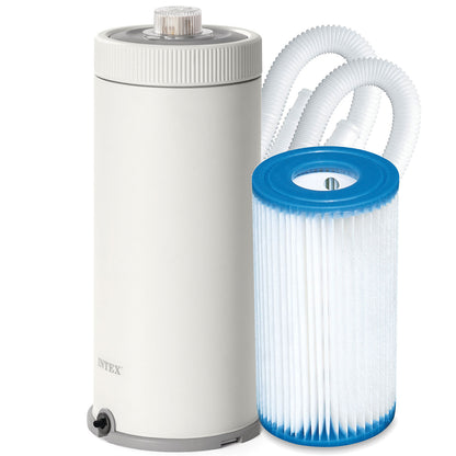 Sodo baseino filtravimo siurblys 3785 l/h su H tipo kasetiniu filtru ir Hydro Aeration technologija