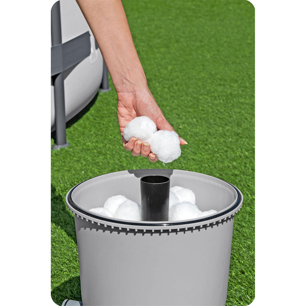 Smėlio siurblys baseinui Bestway 58515 3596 l/h su 25 kg kvarcinio smėlio vandens filtravimui