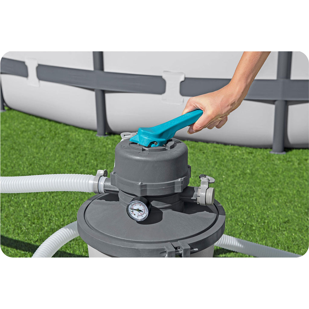 Smėlio siurblys baseinui Bestway 58515 3596 l/h su 25 kg kvarcinio smėlio filtravimui