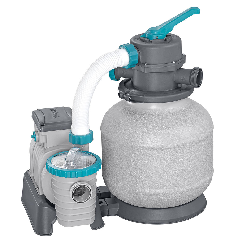 Smėlio siurblys baseinui Bestway 58499 8327 l/h su 25 kg kvarcinio smėlio vandens filtravimui