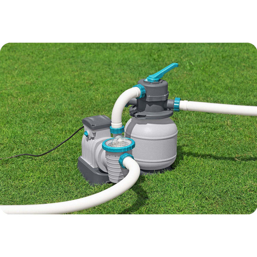Baseino smėlio filtravimo siurblys su rutuliais Bestway 6056 l/h vidutinio ir didelio dydžio baseinams