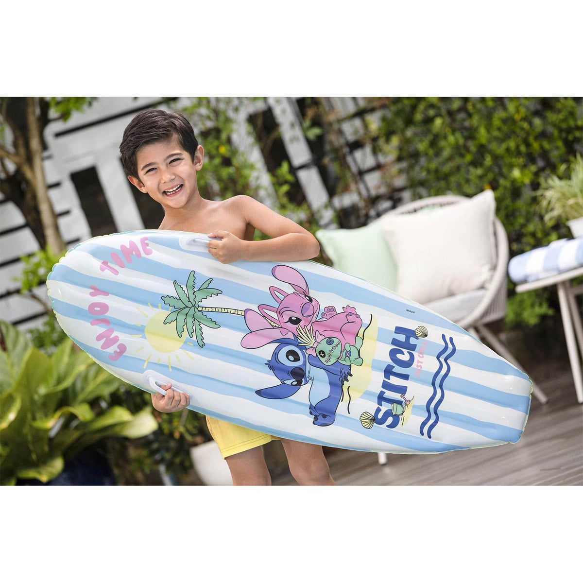 Pripučiama plaukimo lenta Bestway Lilo & Stitch 9104V, 114 × 46 cm