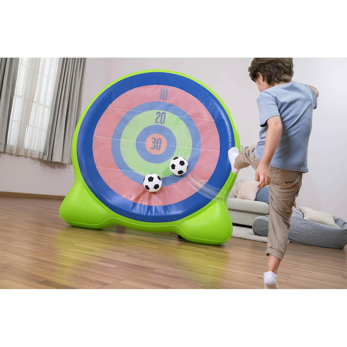 Pripučiamas futbolo taikinys vaikams Bestway