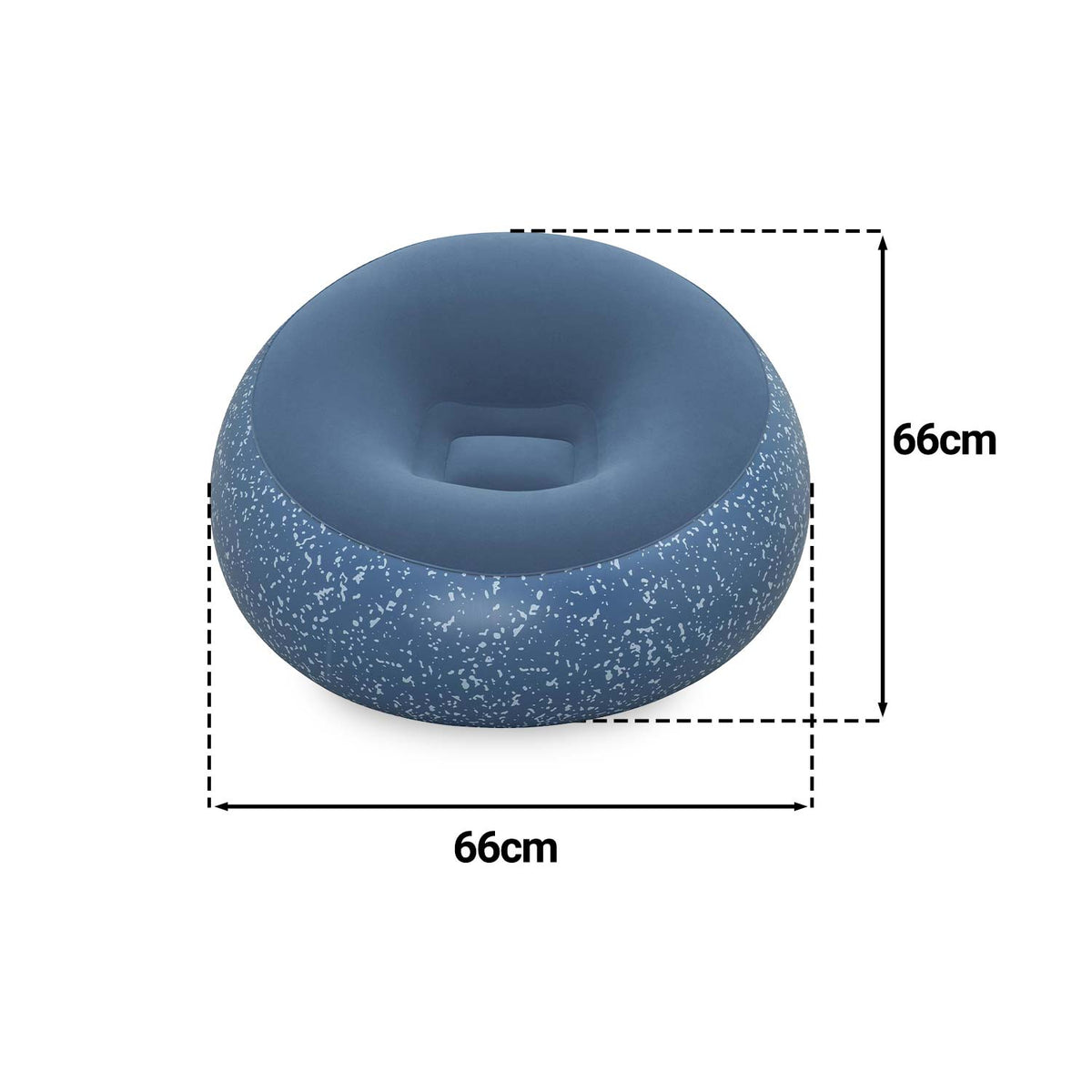 Pripučiamas krėslas Bestway Inflate-A-Chair, 112 × 112 × 66 cm