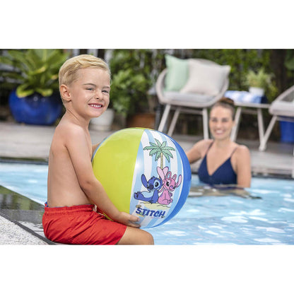 Pripučiamas paplūdimio kamuolys Bestway Lilo & Stitch 9104T, 51 cm