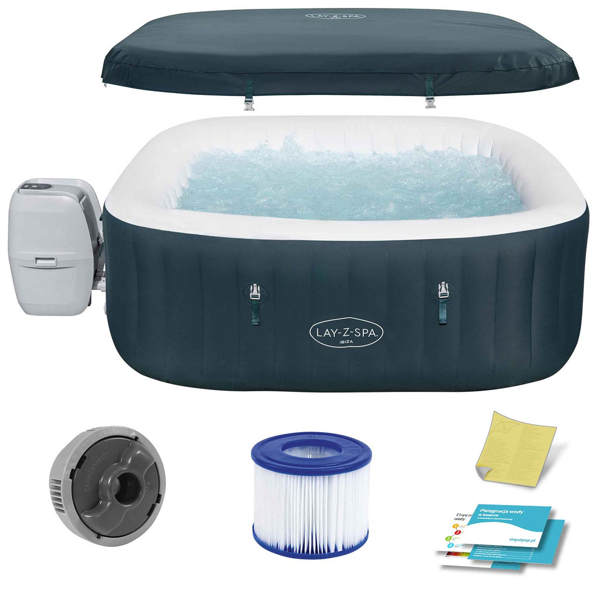 Pripučiamas SPA Bestway Lay-Z Ibiza 6002U, 6 asmenims