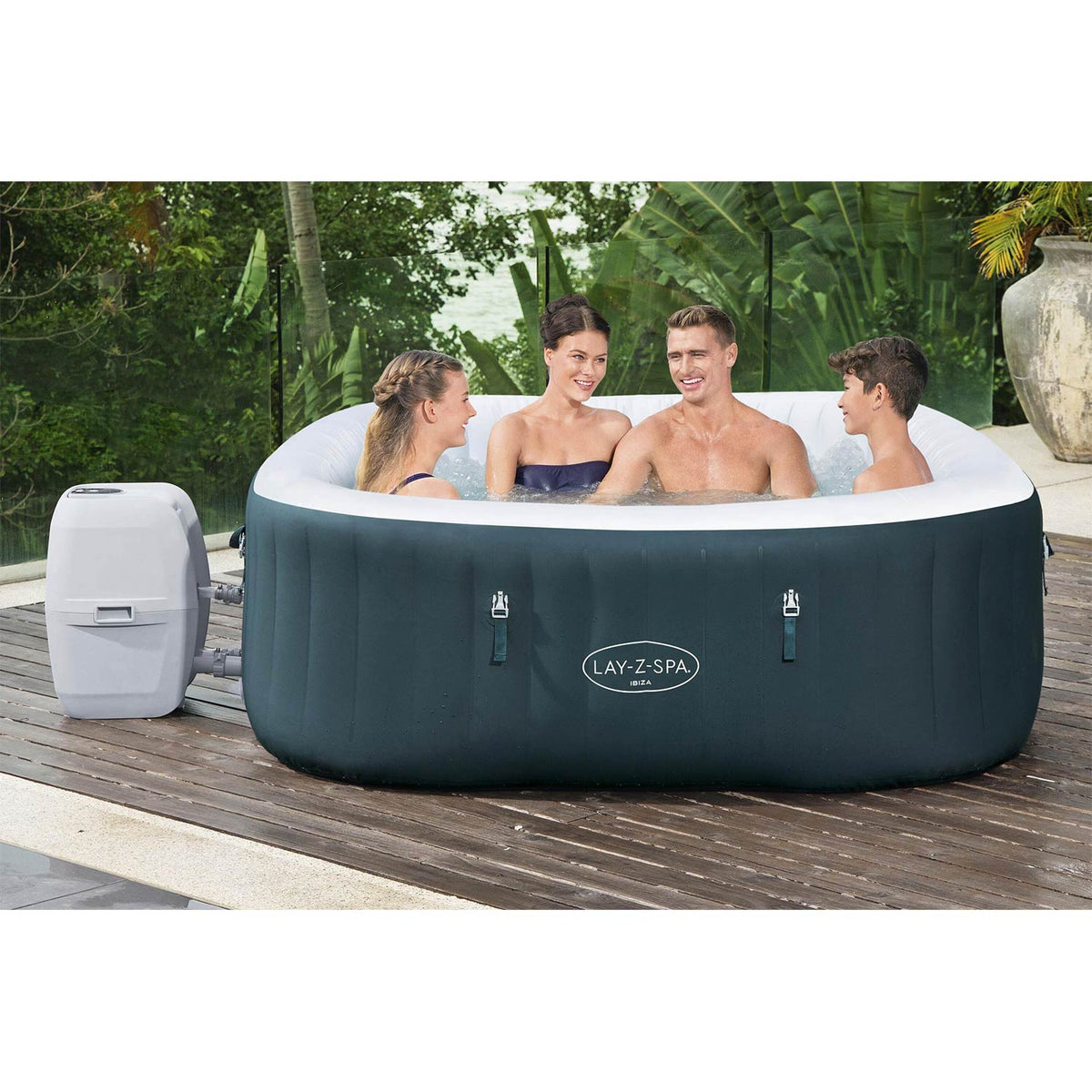 Pripučiamas SPA Bestway Lay-Z Ibiza 6002U, 6 asmenims