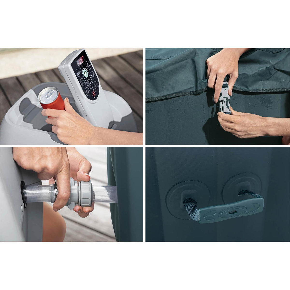 Pripučiamas SPA Bestway Lay-Z Ibiza 6002U, 6 asmenims