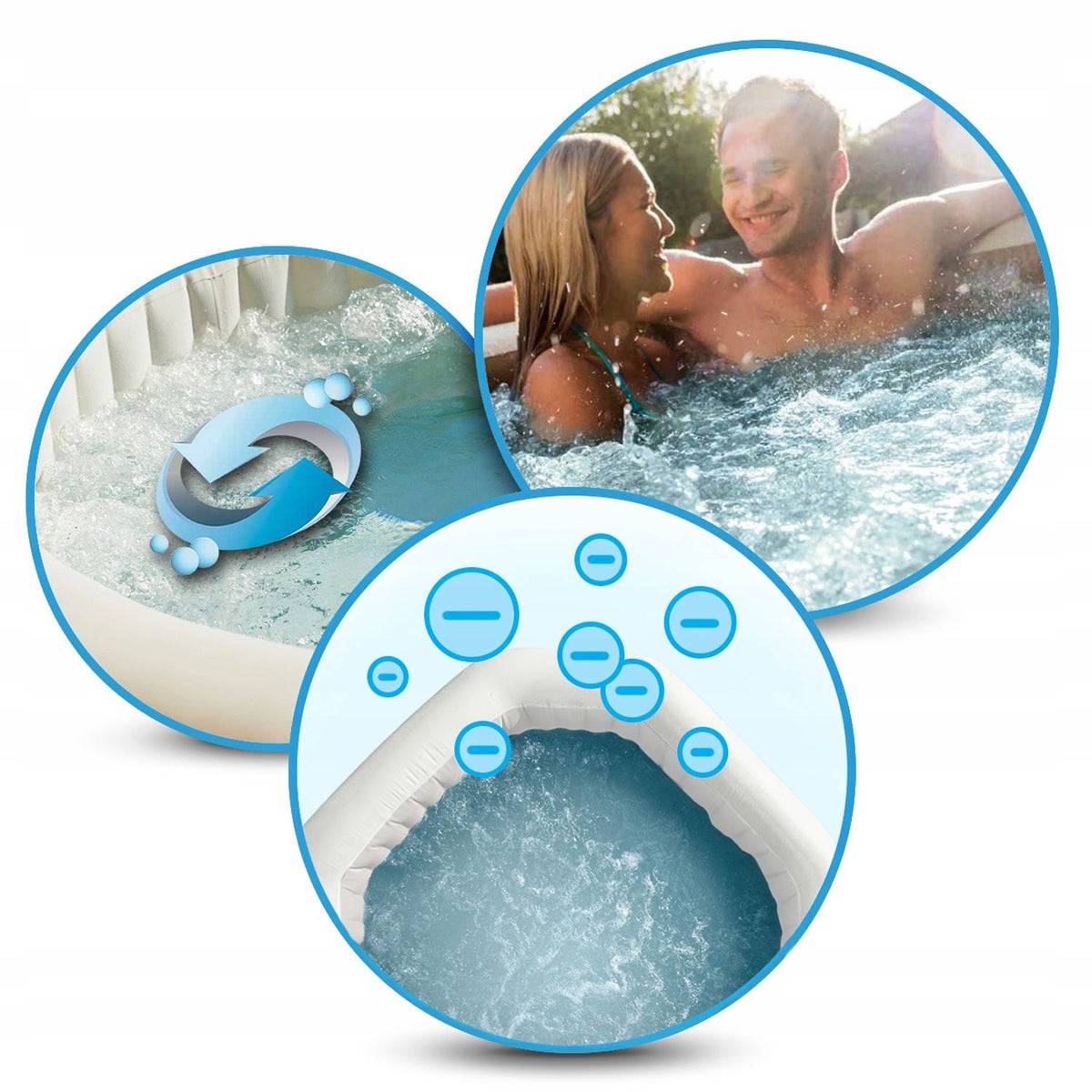 Pripučiamas SPA Intex, 4 asmenims