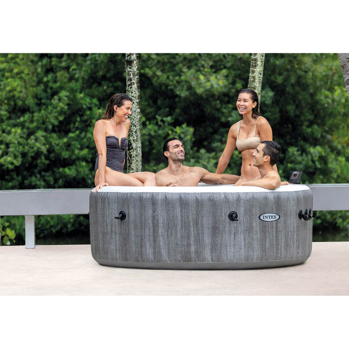 Pripučiamas SPA Intex, 4 asmenims