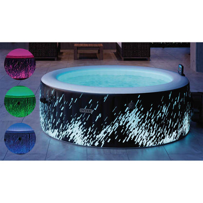 Pripučiamas SPA Intex Glow Deluxe, 4 asmenims, su LED