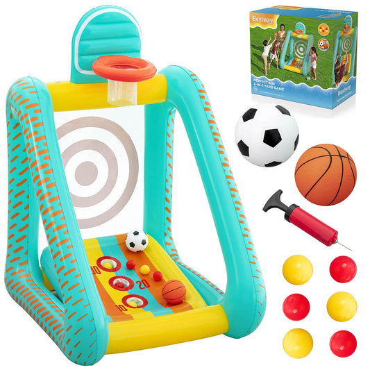 Pripučiamas sportinių žaidimų rinkinys Bestway Perfect Aim, 3 viename