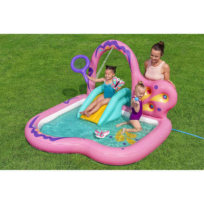 Pripučiamas žaidimų centras su čiuožykla Bestway, 180 × 180 × 117 cm
