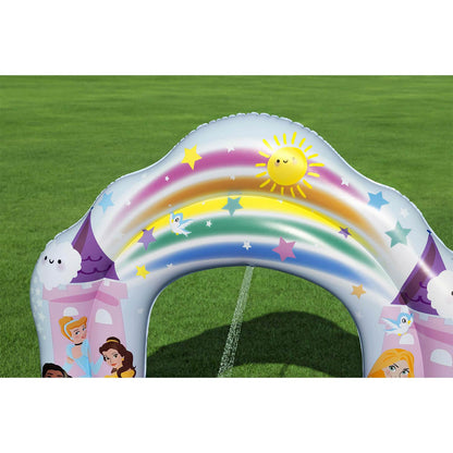 Pripučiamas žaidimų centras su čiuožykla Bestway Disney Princess, 221 × 193 × 140 cm